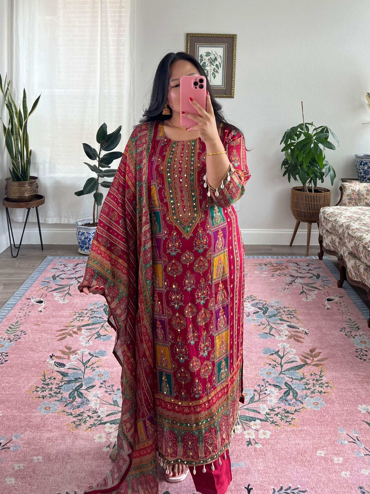 Rajasthani print Kurtha set - Bungma Wares