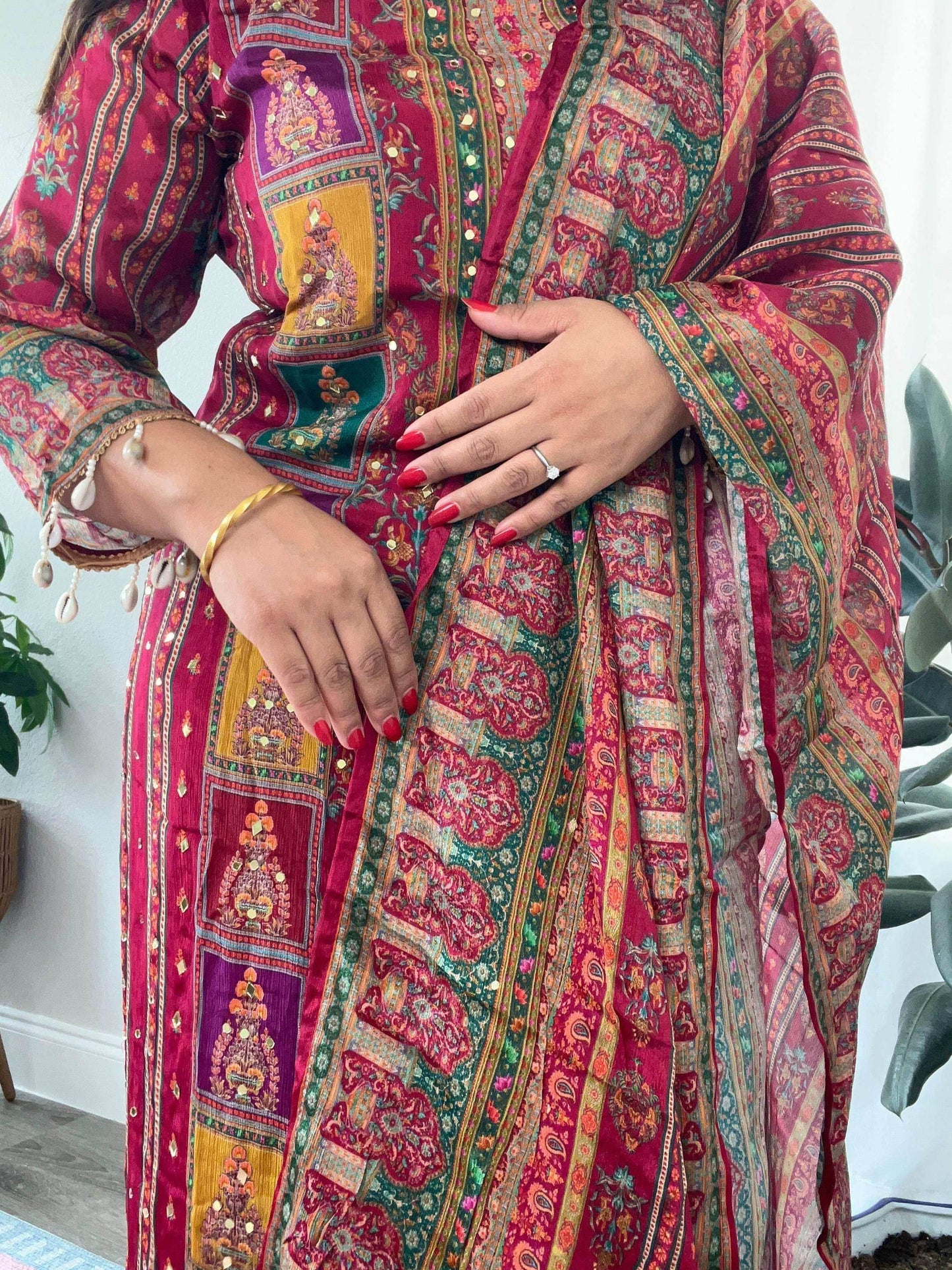 Rajasthani print Kurtha set - Bungma Wares