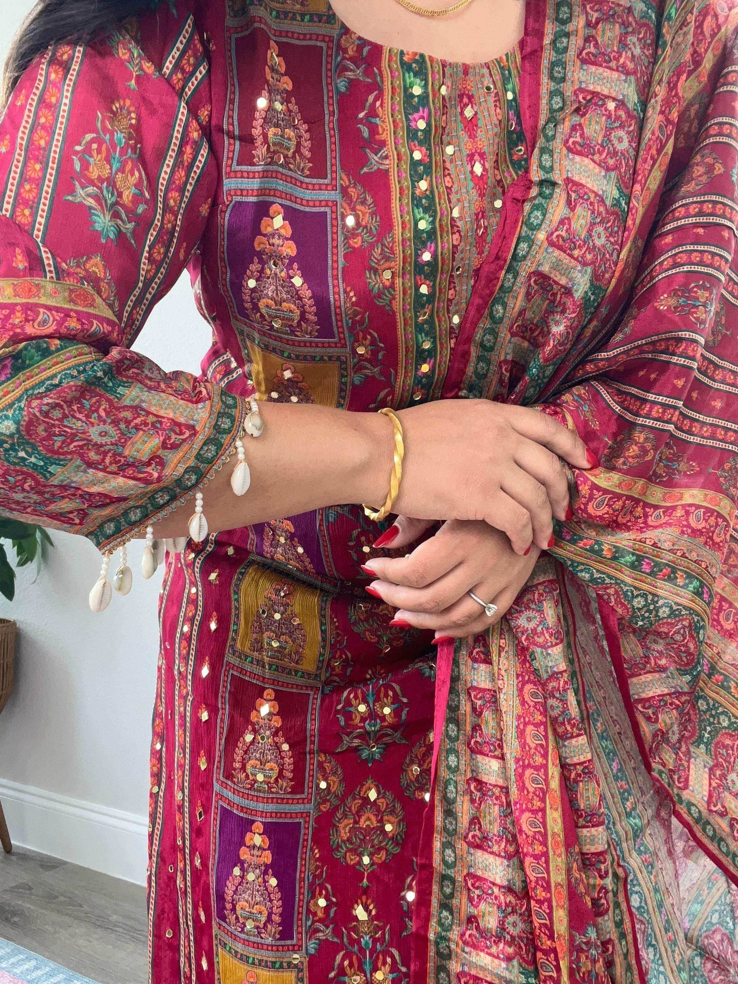 Rajasthani print Kurtha set - Bungma Wares