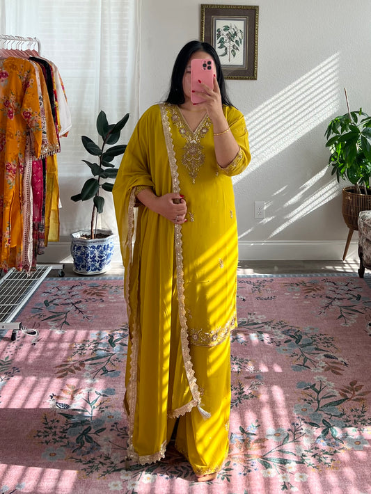 Designer georgette kurtha set